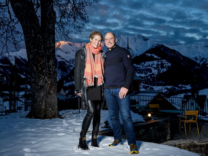 Laurence Rochat & Marc Girardelli (Ex-Langlauf- und Ski-Stars)